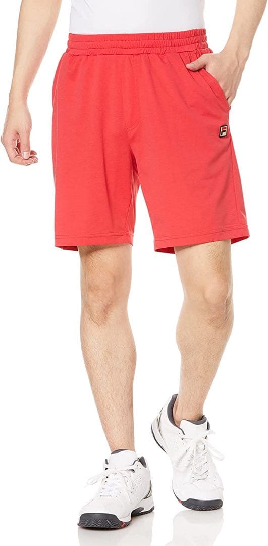 FILA フィラ テニスウェア ハーフパンツ レッド VM5567 メンズM新品
