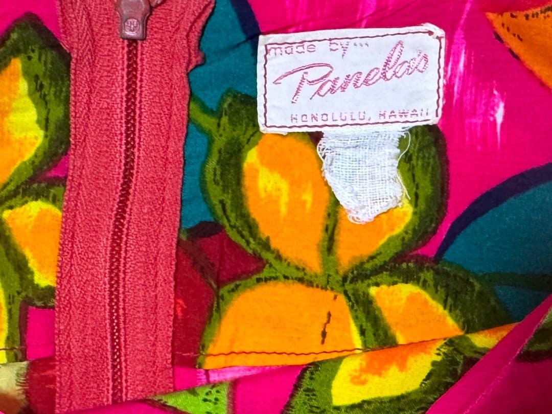 1980s ビンテージムームードレス　Panelas Hnonolulu