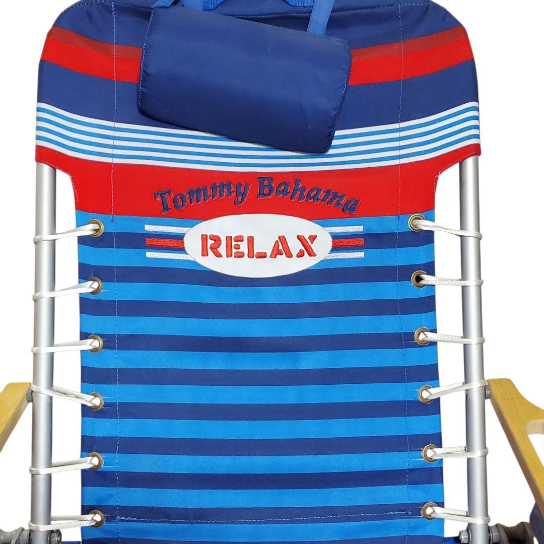 トミー バハマ RELAX ビーチチェア 2脚セット 軽量 アウトドア 折りたた