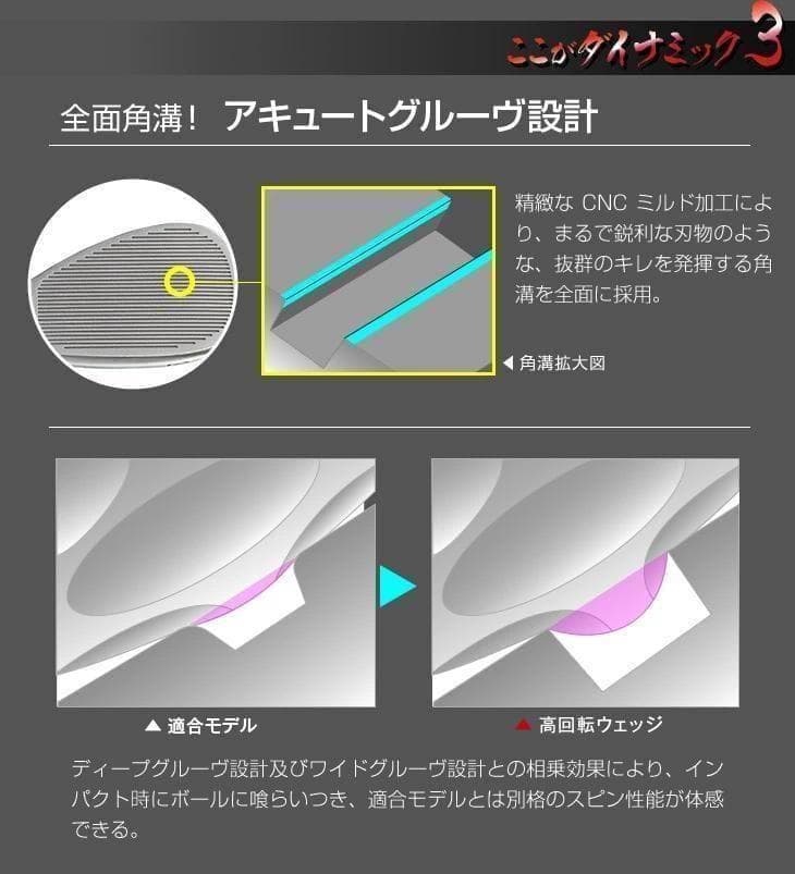 レフティ（新品2本セット）ハイスピン ウェッジ 52・57度　スチール