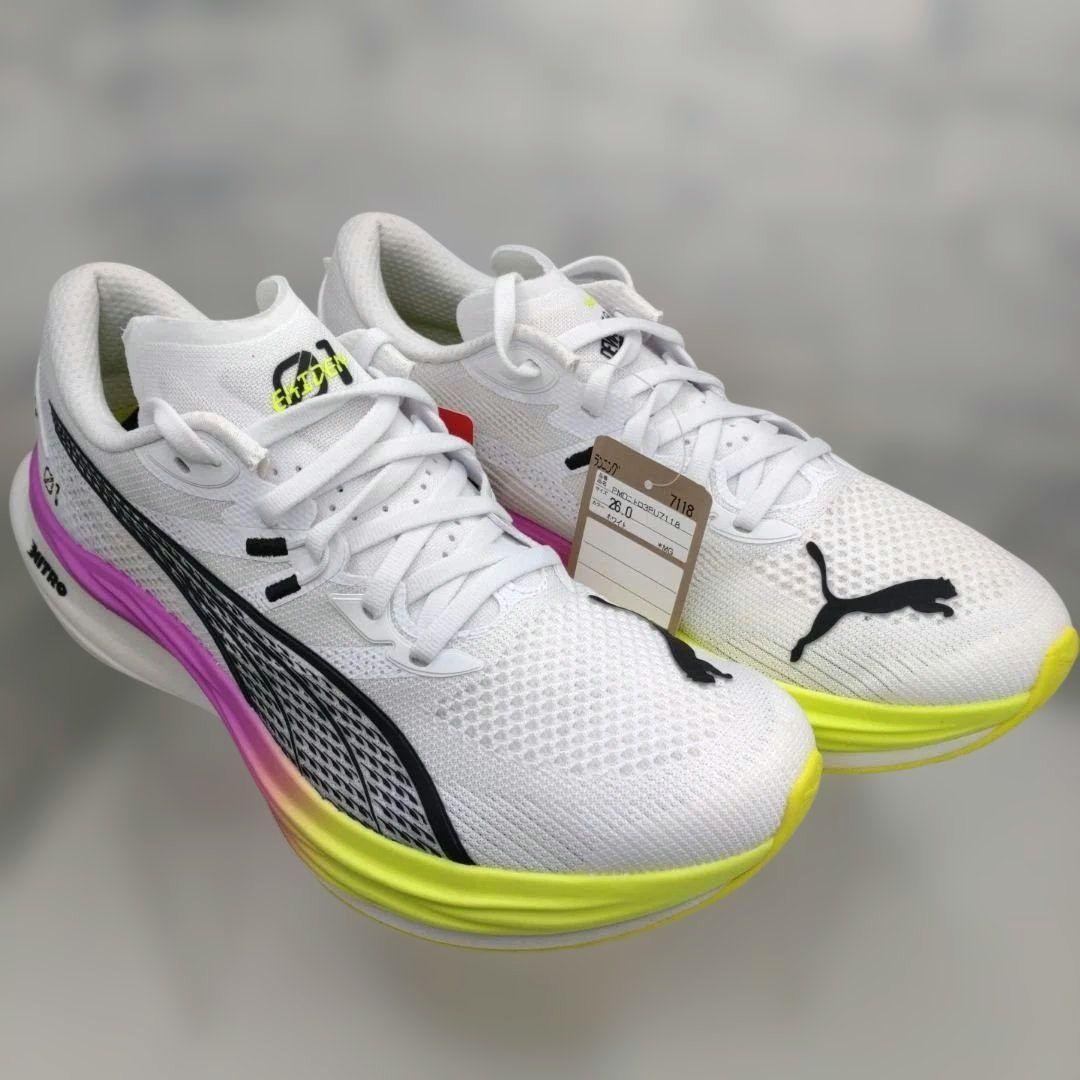 【極美品】ヴェロシティ ニトロ3 EKIDEN グロー ランニングシューズ