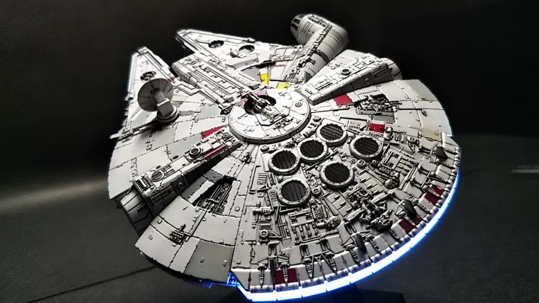 ミレニアムファルコン MF 電飾改修 　完成品 ビークルモデル　1/350 管⑤