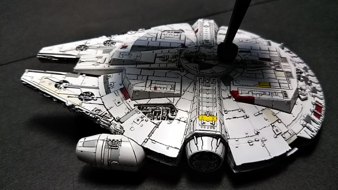 ミレニアムファルコン MF 電飾改修 　完成品 ビークルモデル　1/350 管⑤