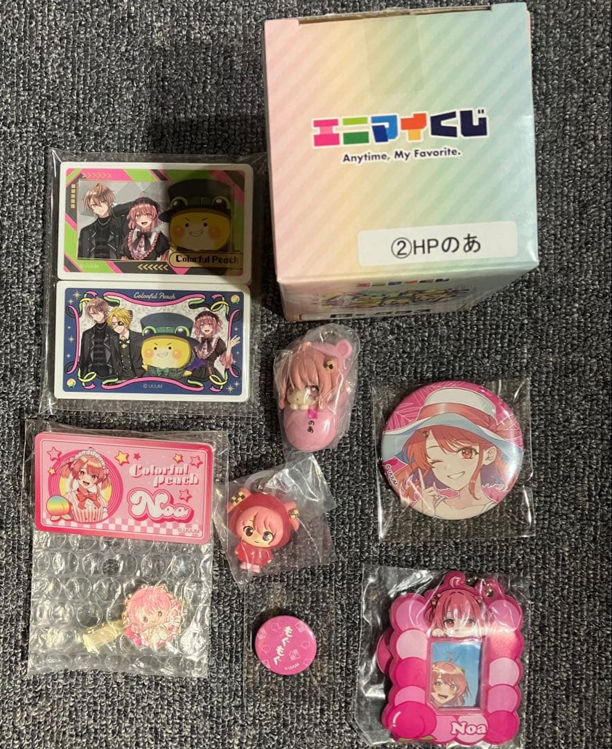 カラフルピーチ　のあさんグッズセット