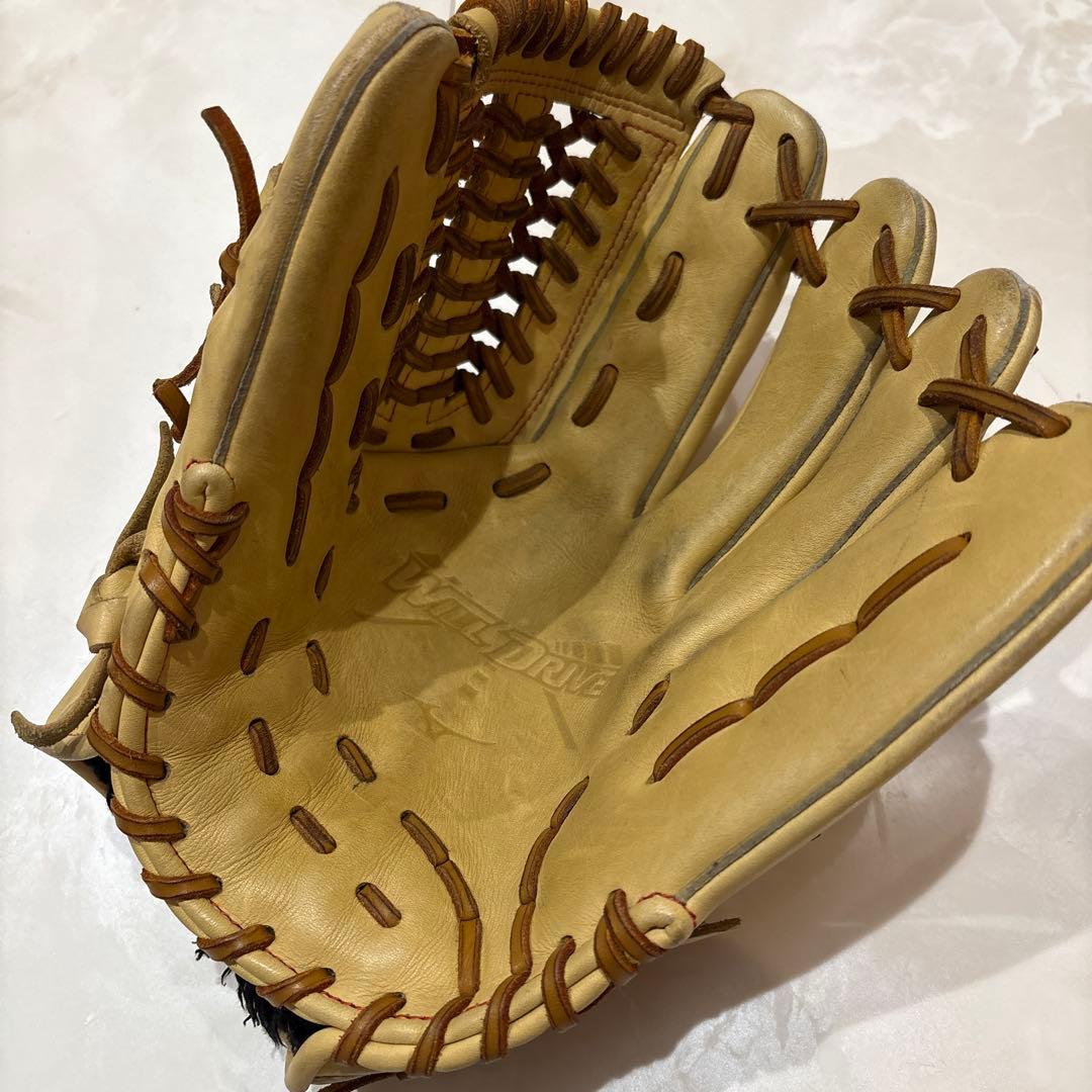Mizuno 野球グローブ ベージュ レザー