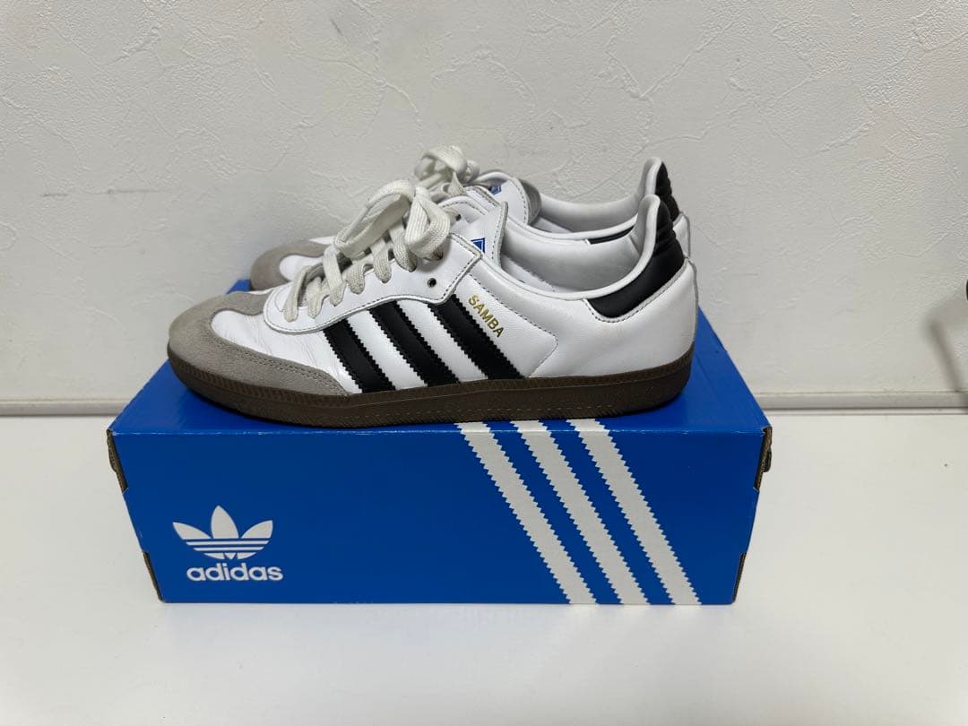 adidas Samba スニーカー ホワイト/ブラック/グレー