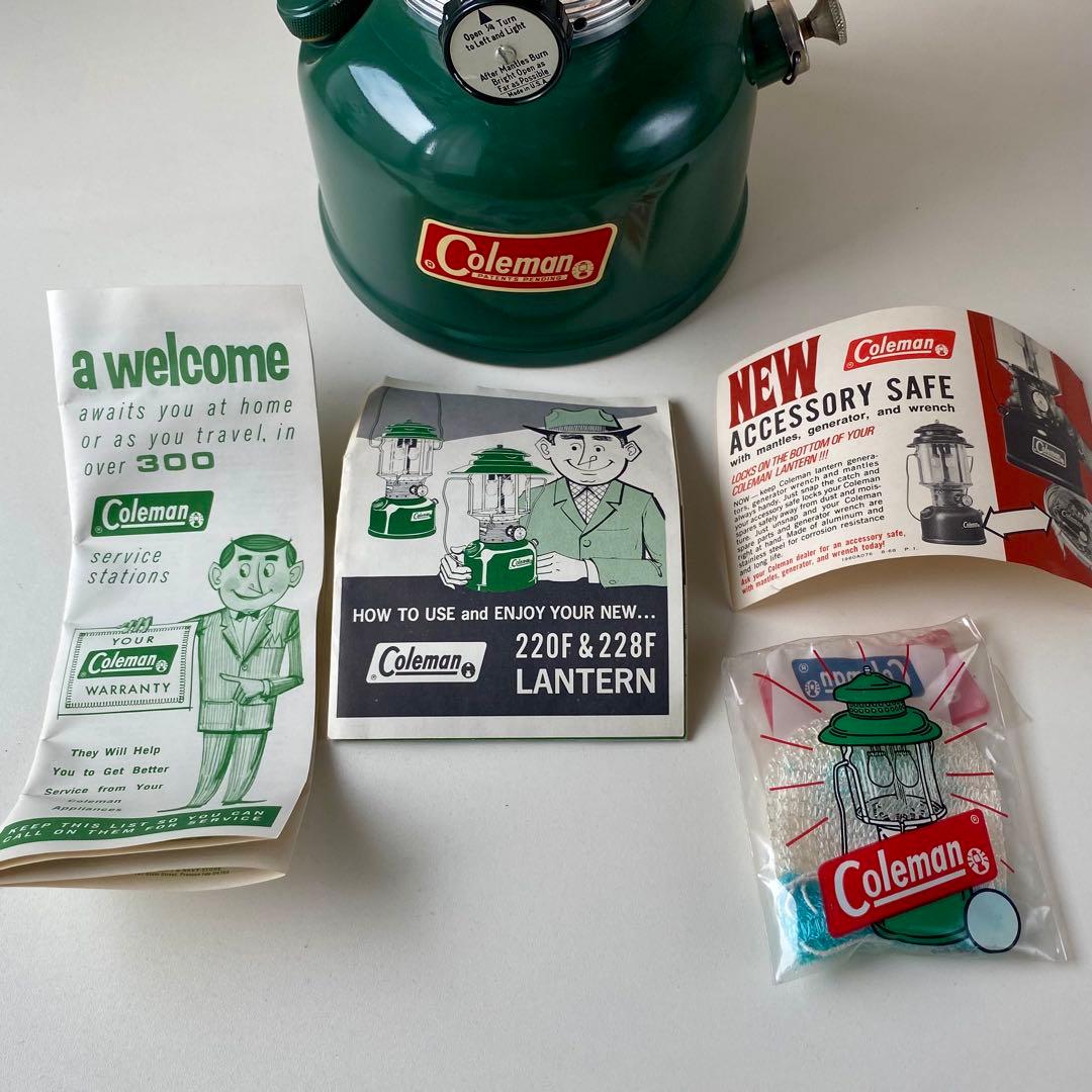 超美品Coleman コールマン220F 1969年10月