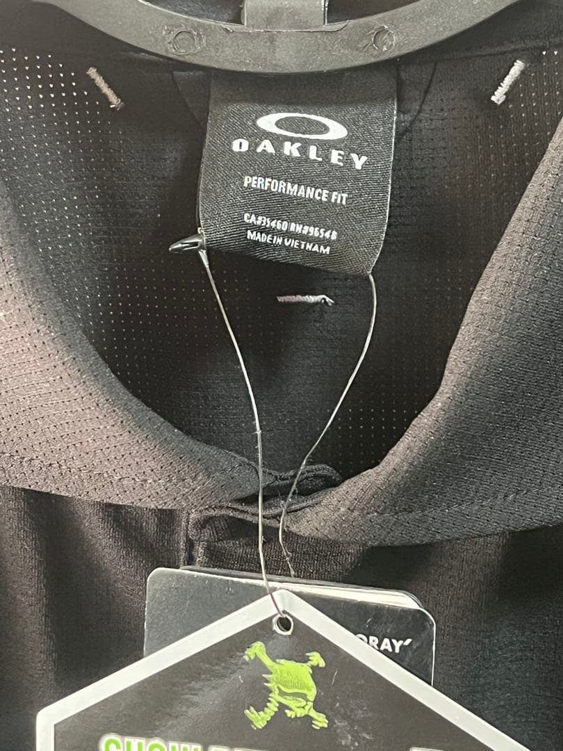 オークリー OAKLEY ゴルフウェア 半袖 ポロシャツ スカル ストレッチ