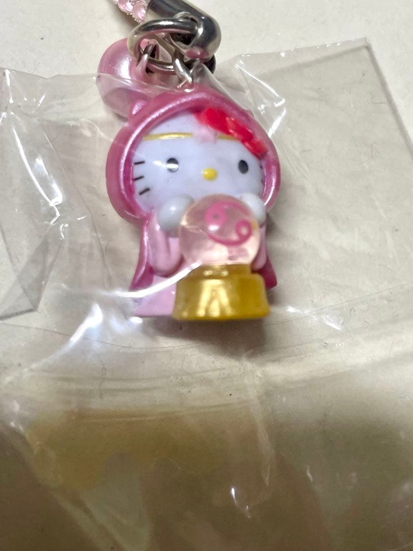 ハローキティ 占い師 星座 根付 新品未開封 さそり座 かに座 新品未開封4個