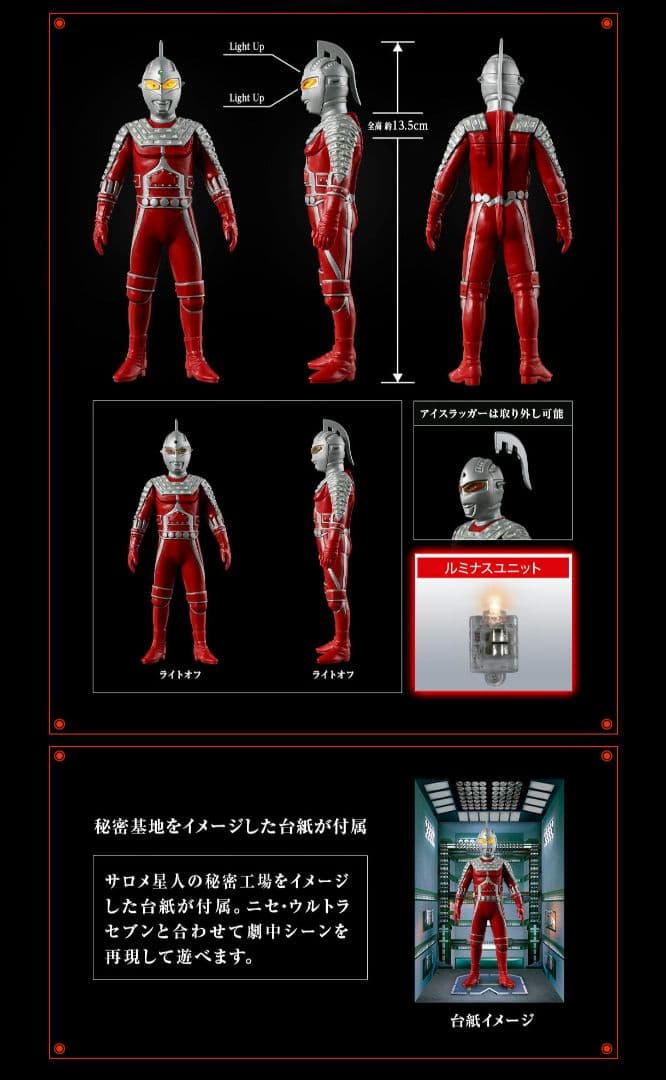 最安値 アルティメットルミナス ニセ・ウルトラセブン&アギラセット