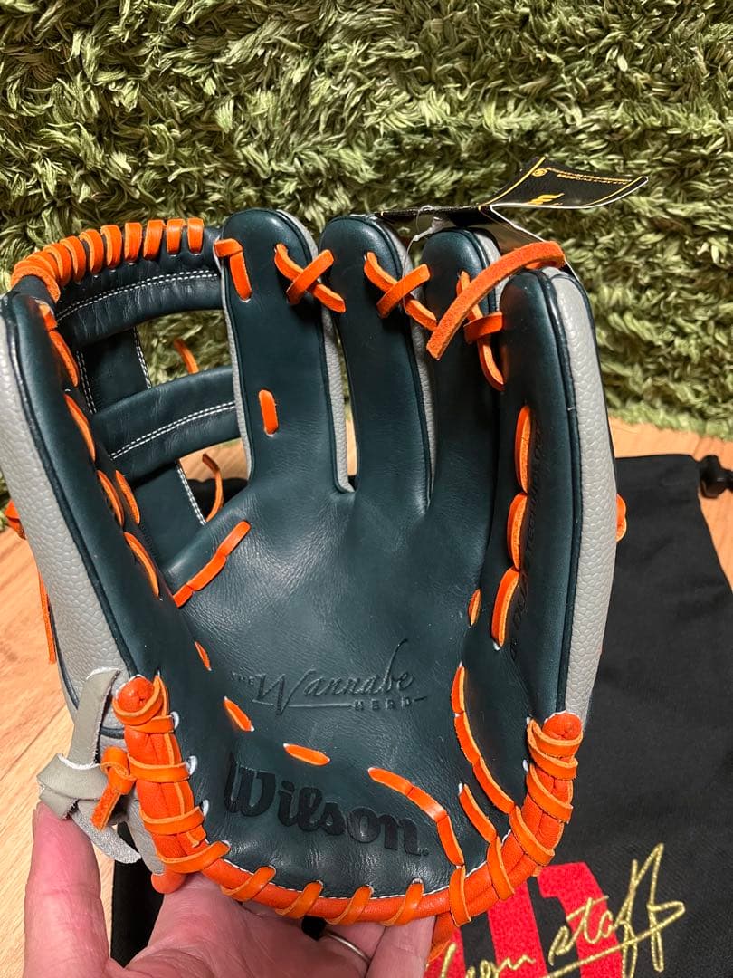 ウィルソン ワナビーヒーローデュアル 軟式内野手用27型 グレーSS