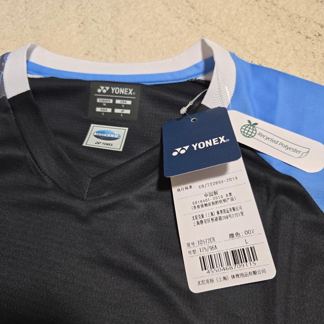 【L】バドミントン ゲームシャツ ユニフォーム YONEX 中国代表