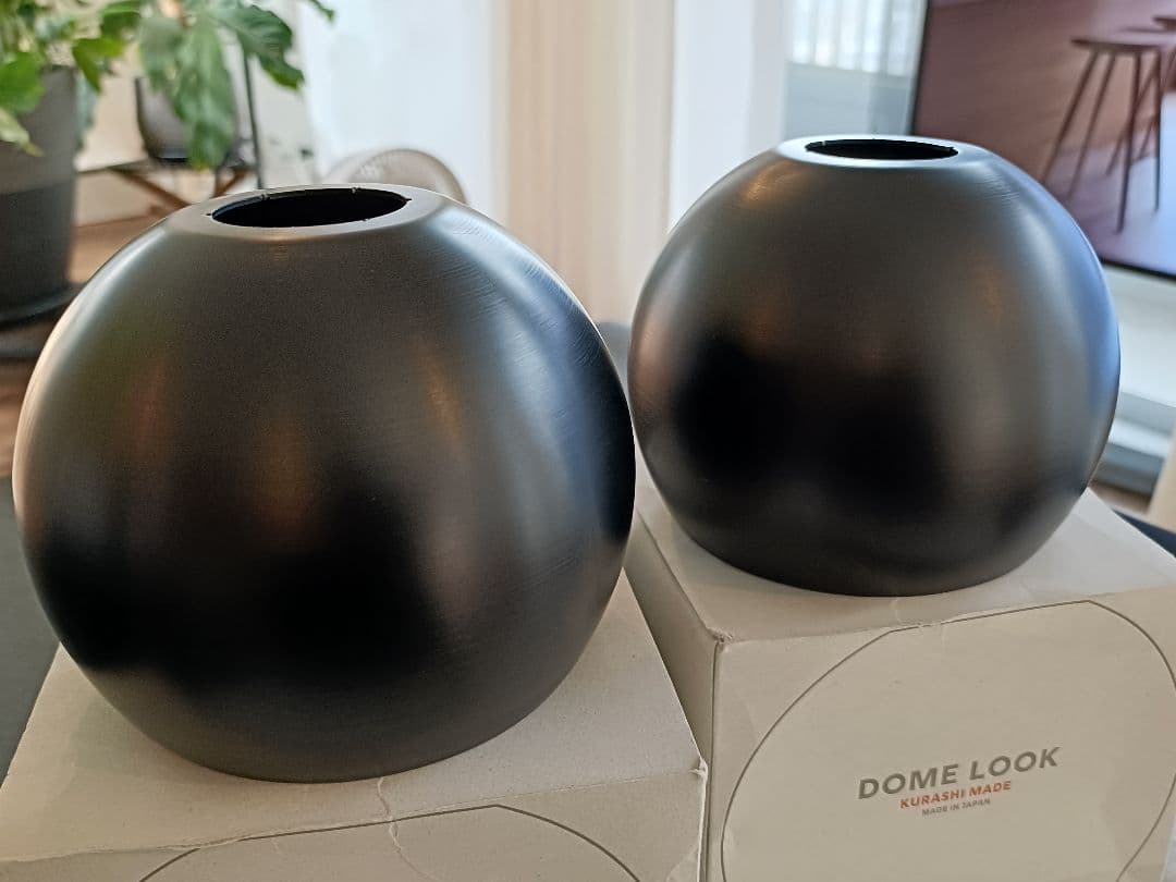 【美品】KURASHI MADE / DOME LOOK 2個セット (ブラック