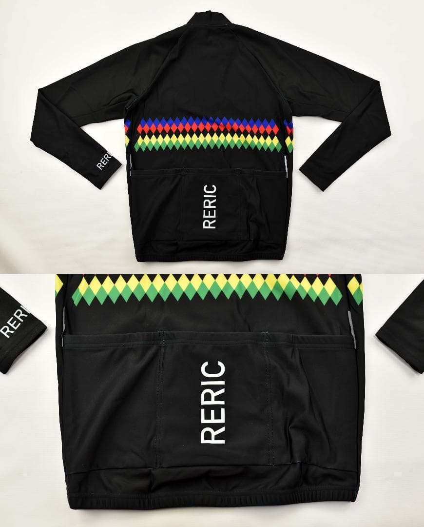reric★レリック Frey Warm ロングジャージ size:S ブラック
