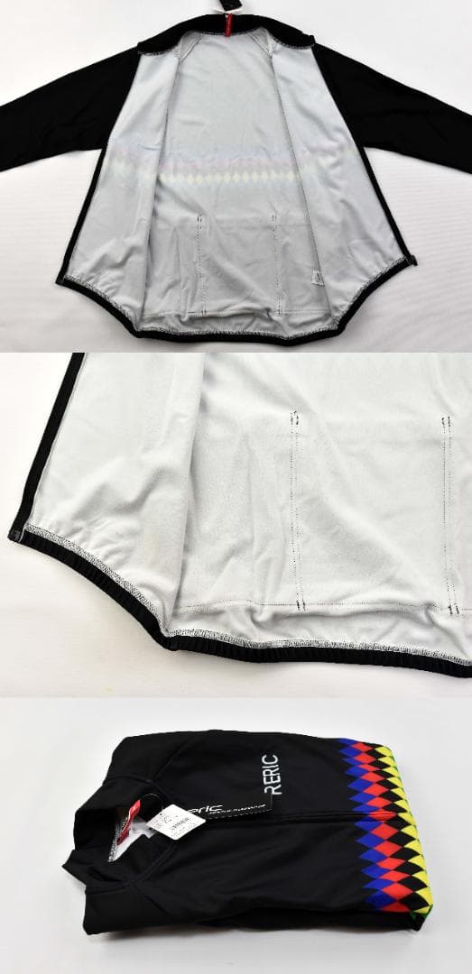 reric★レリック Frey Warm ロングジャージ size:S ブラック