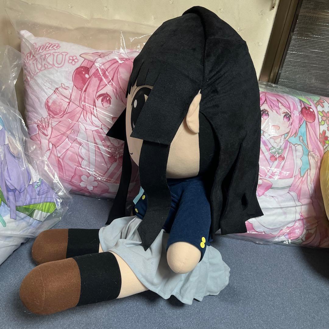 けいおん　秋山澪　びっくりびっぐぬいぐるみ　70cm