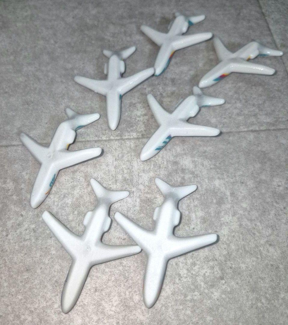 【未使用】　JAS 日本エアシステム MD-90機 箸置セット 黒澤明 たち吉