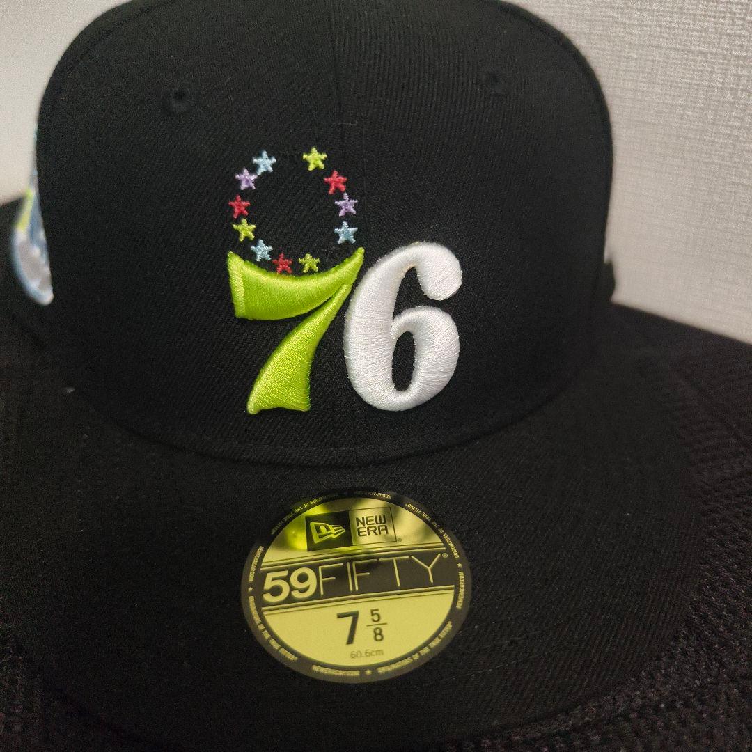 ニューエラ 59FIFTY フィラデルフィア・セブンティシクサーズ 7 5/8