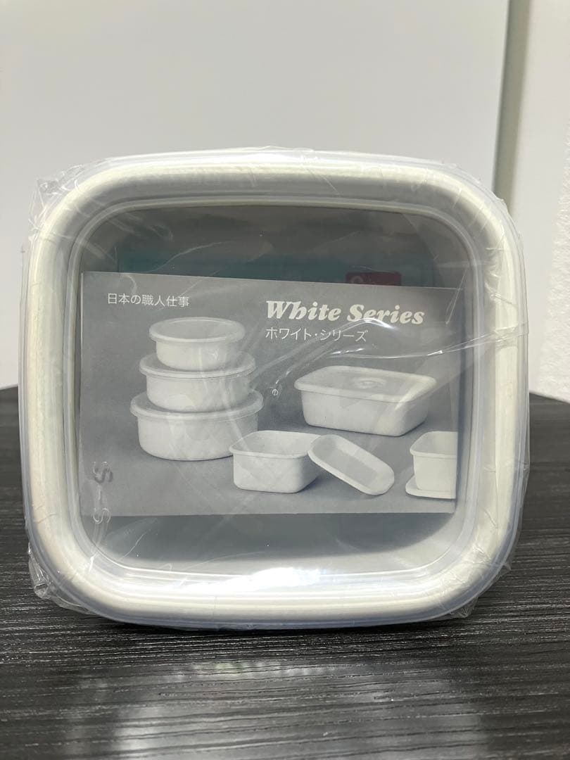 野田琺瑯　ホワイトシリーズ　スクエア　レクタングル　食品保存容器　新品未使用
