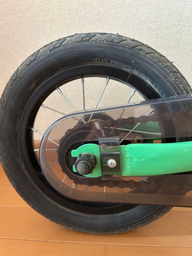 【美品】へんしんバイク2 エメラルドグリーン 緑 自転車 ストライダー