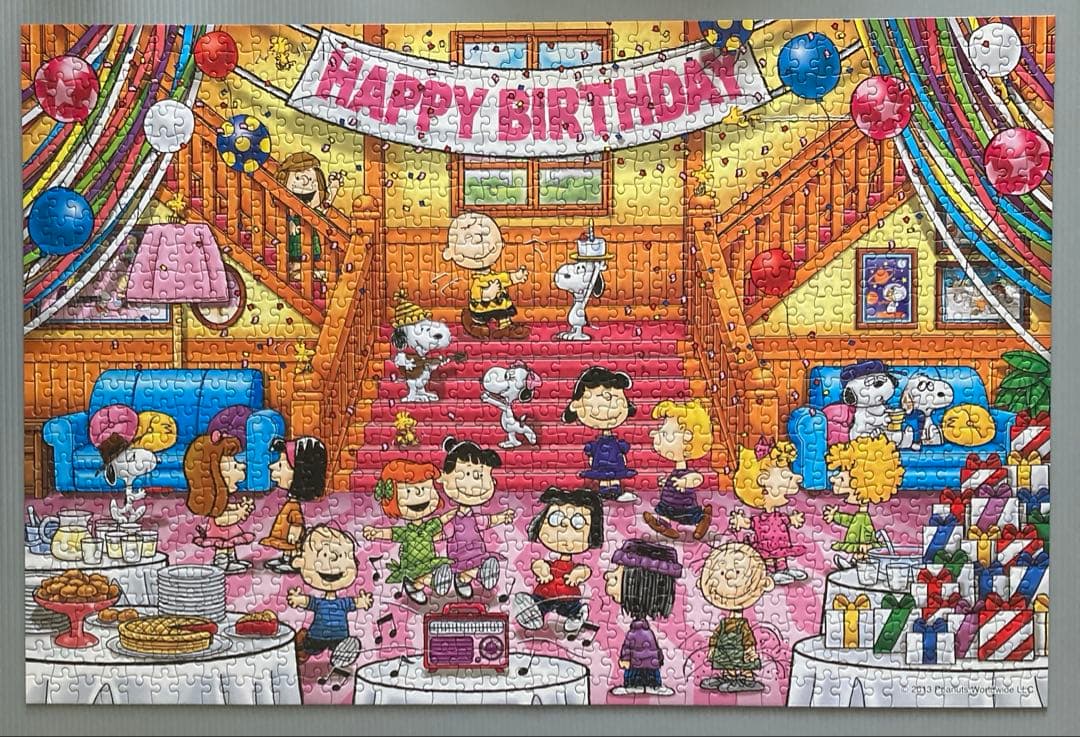 スヌーピー ピーナッツパーティー　ジグソーパズル　1000ピース