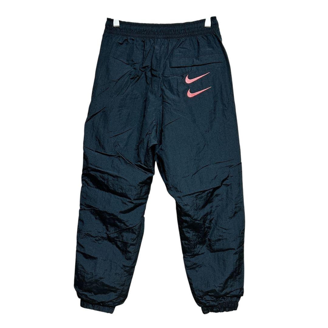 【入手困難/S】ナイキ SWOOSH ウーブン トラックパンツ ナイロン 黒