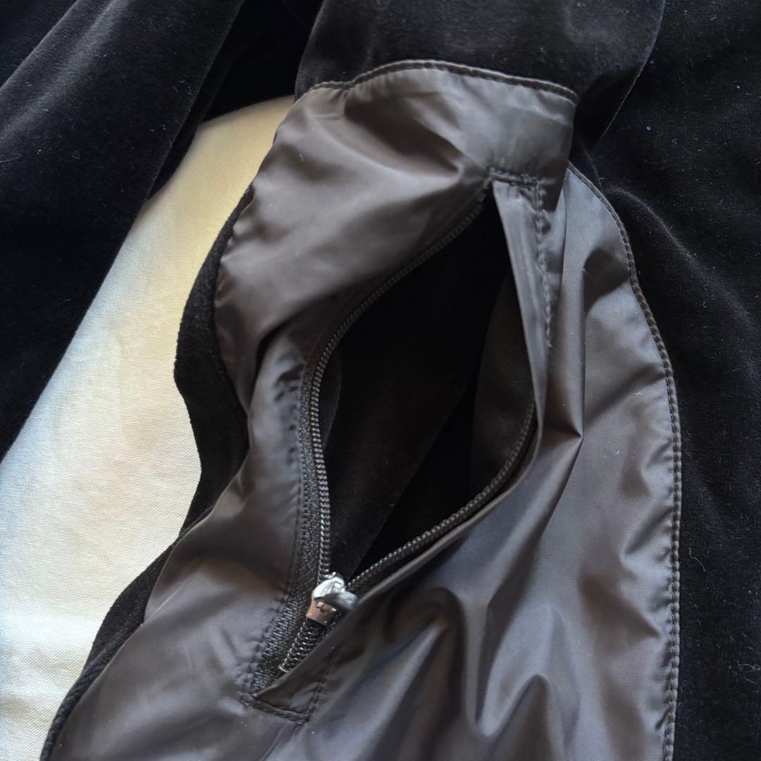 サイズ40（L） 別珍×ナイロン切替 ブルゾン M・U ・SPORTS 黒