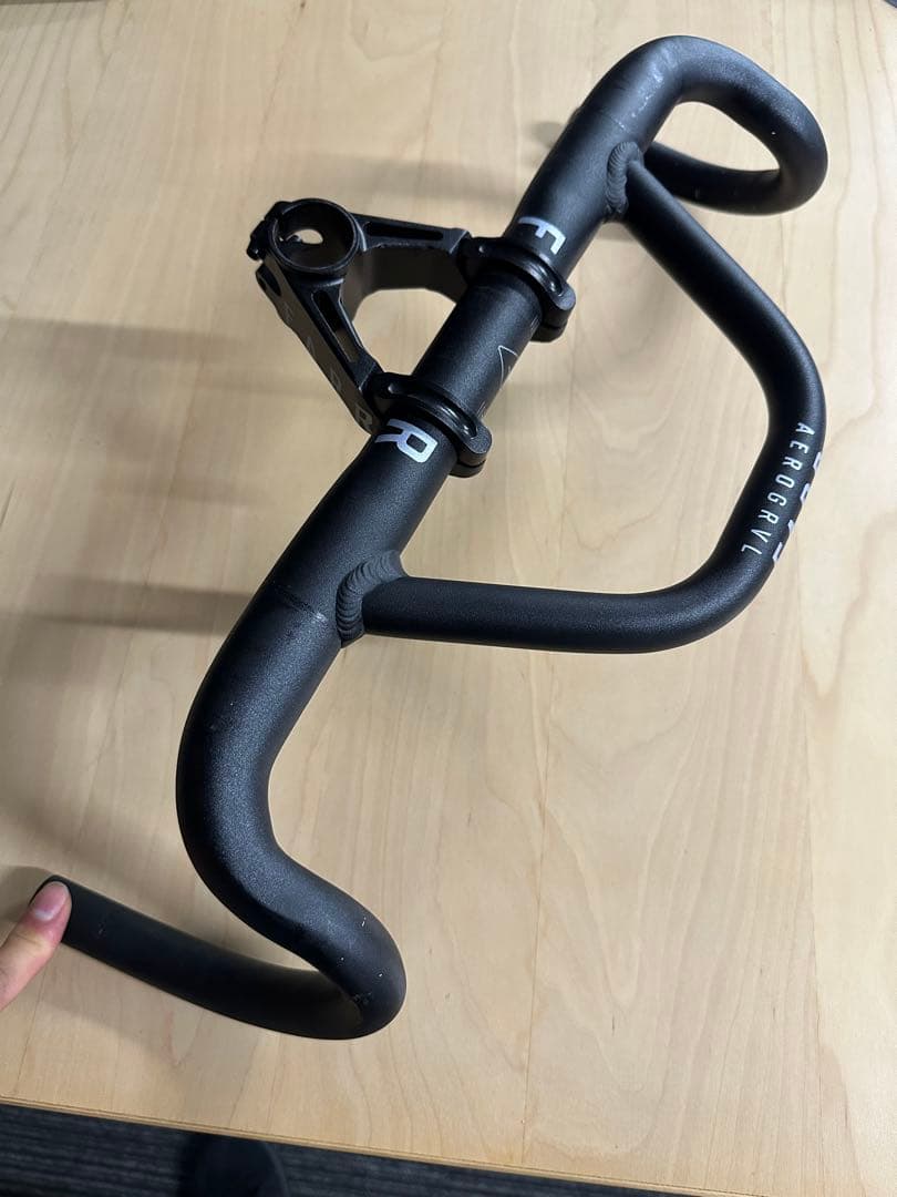 RideFARR エアロ グラベルバー & 70ｍｍステムセット