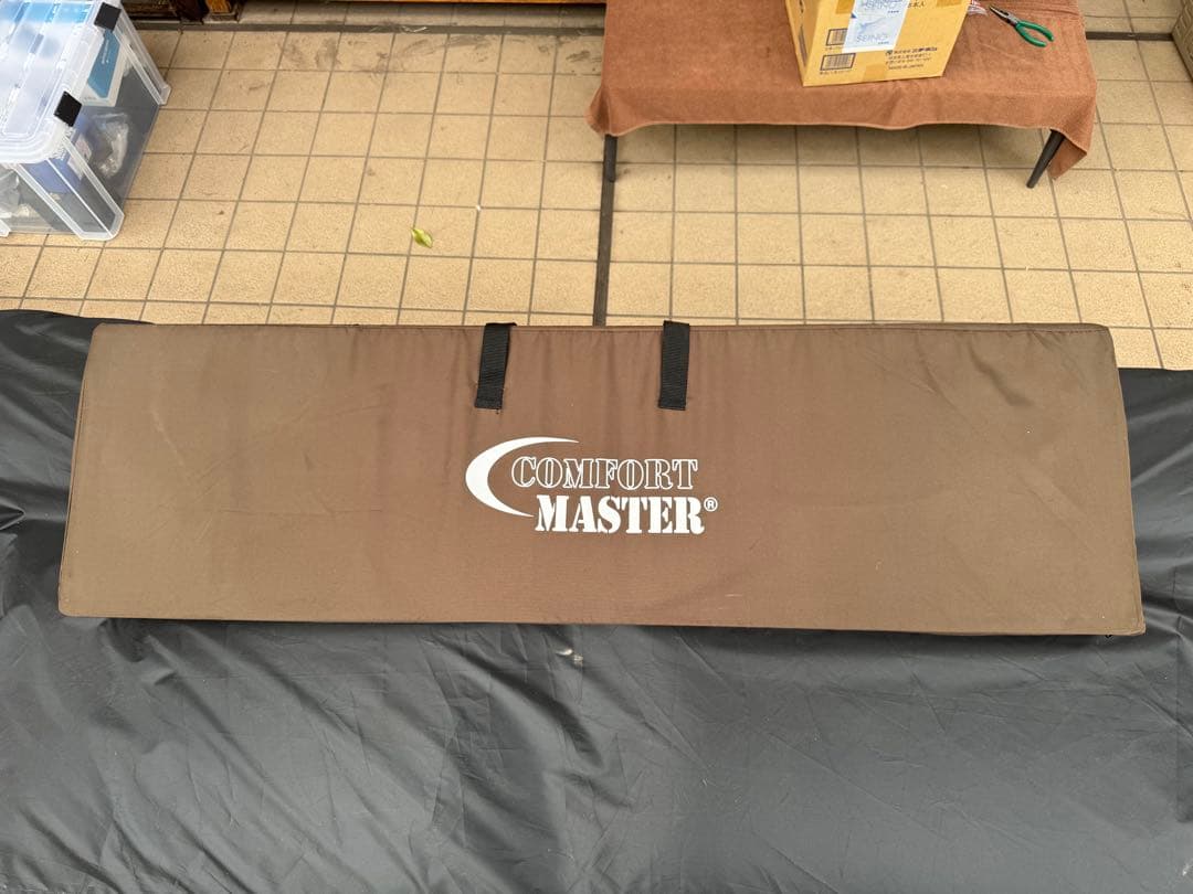 COMFORT MASTER 折りたたみテーブル ダークブラウン