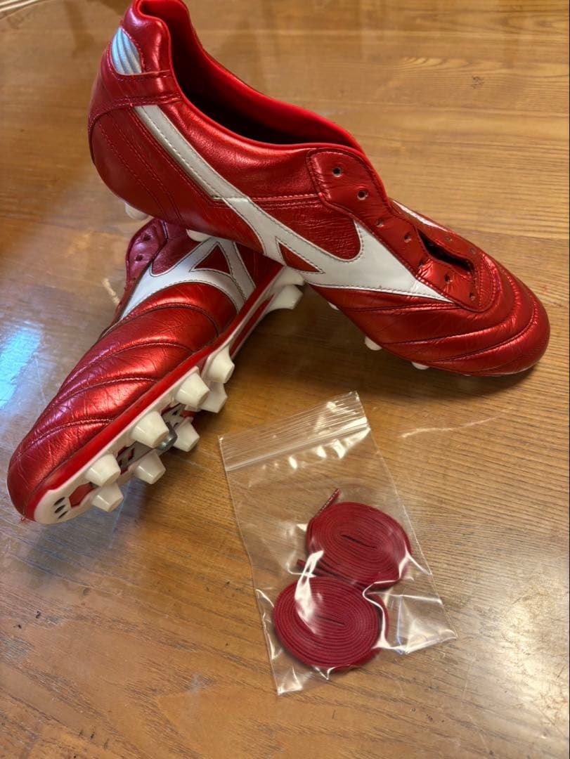 ミズノモレリア2ジャパンパッションレッド 27cm サッカースパイク