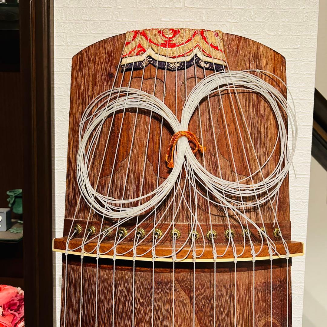 【良品】琴　和楽器　弦楽器 13弦 和琴 ②