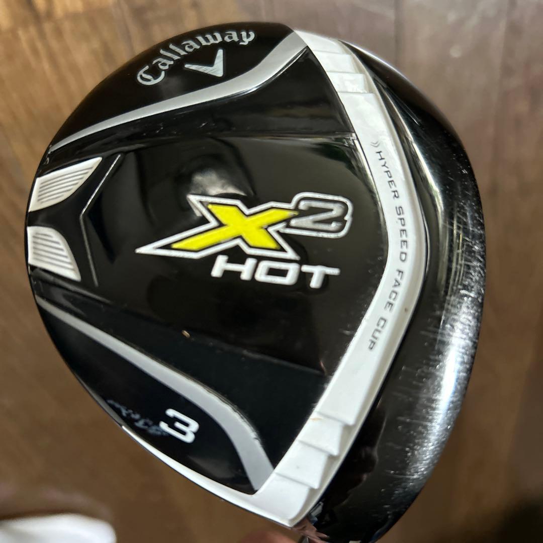 Callaway X2 HOT 3番ウッド フェアウェイウッド　カバー付き