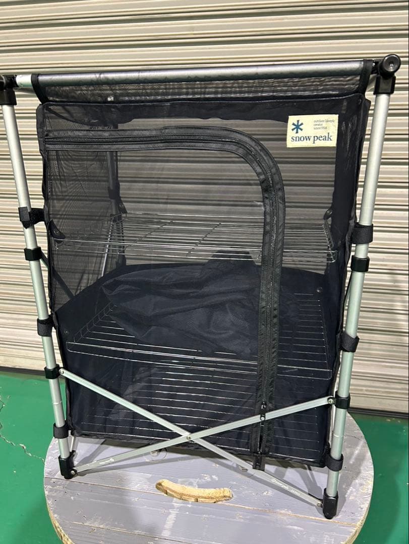 限定セール中！廃盤品 スノーピークメッシュラックスタンド ネットラックスタンド