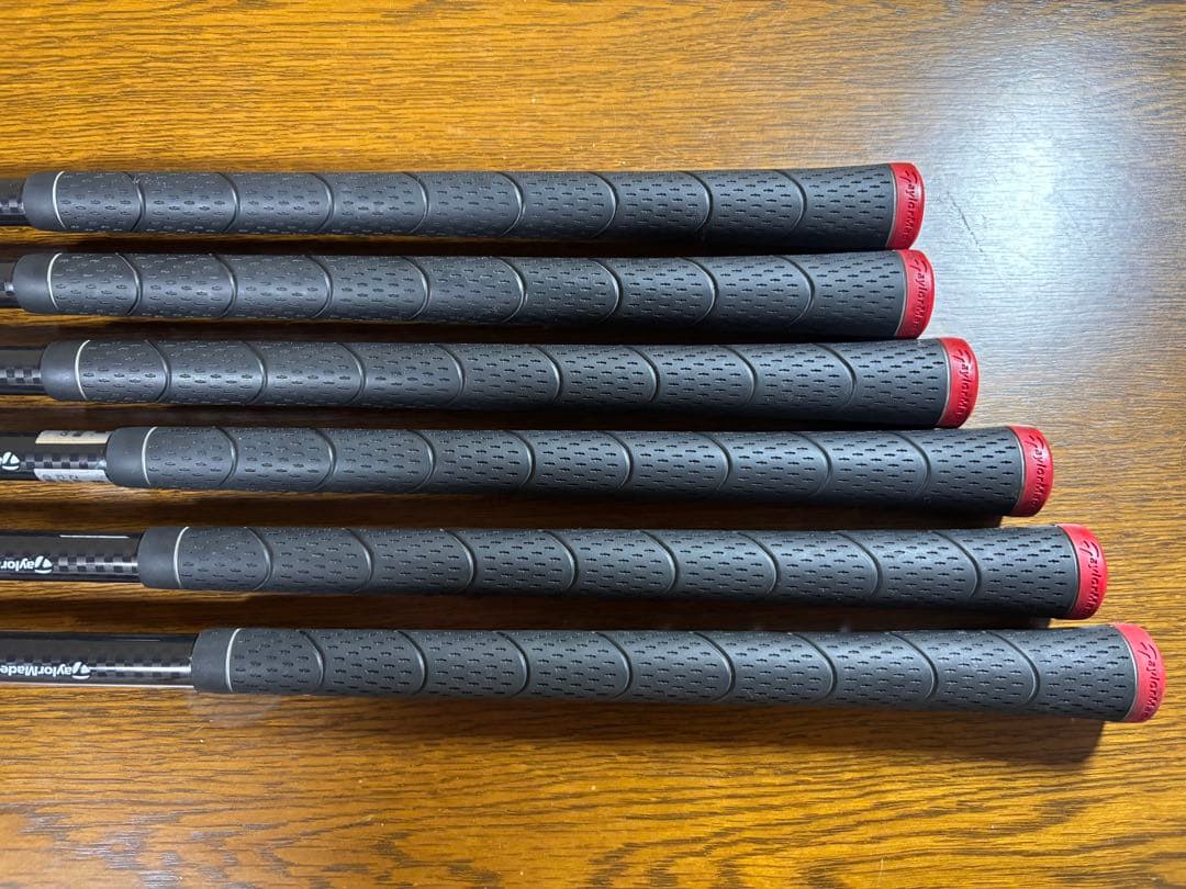 テーラーメイド バーナープラス　アイアンセット6本　純正カーボン　フレックスR