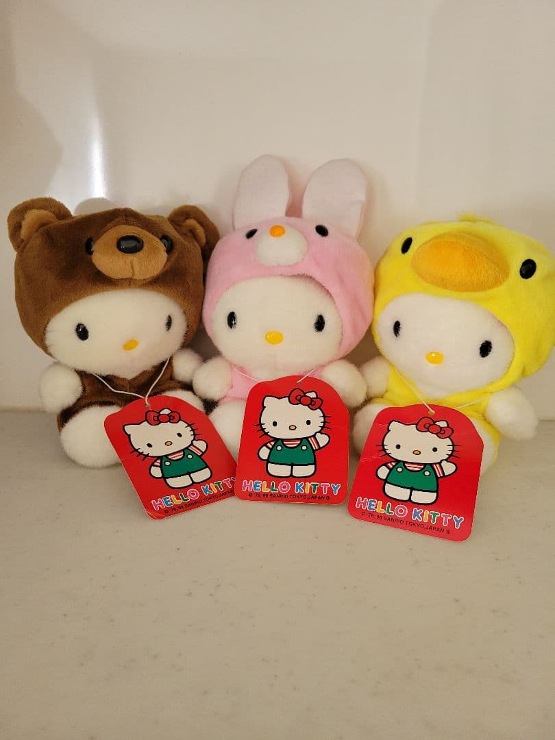 【サンリオ】ハローキティ ぬいぐるみ8点セット希少レア平成レトロ90sまとめ売り