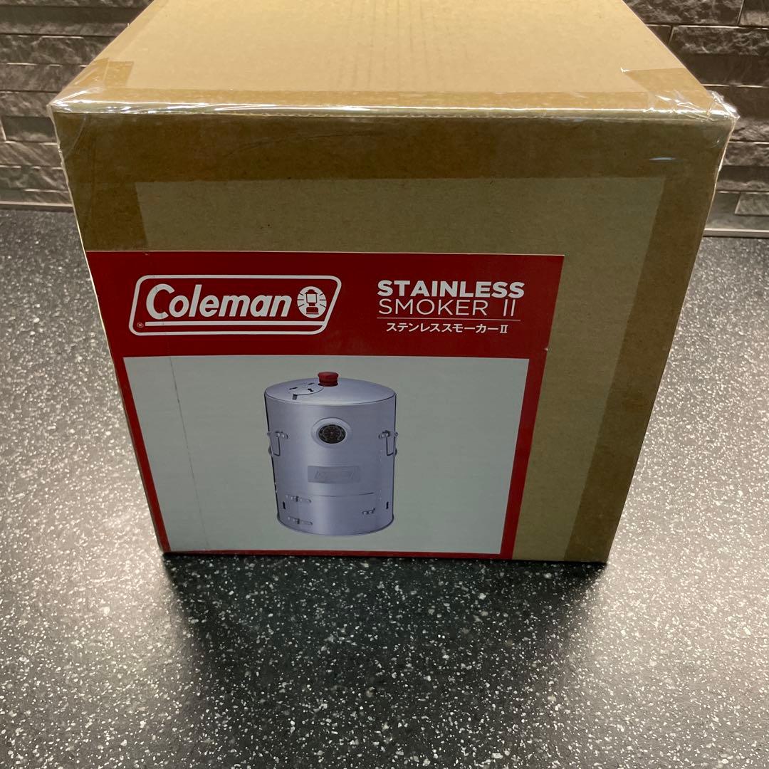 新品未使用　未開封　Coleman STAINLESS SMOKER II