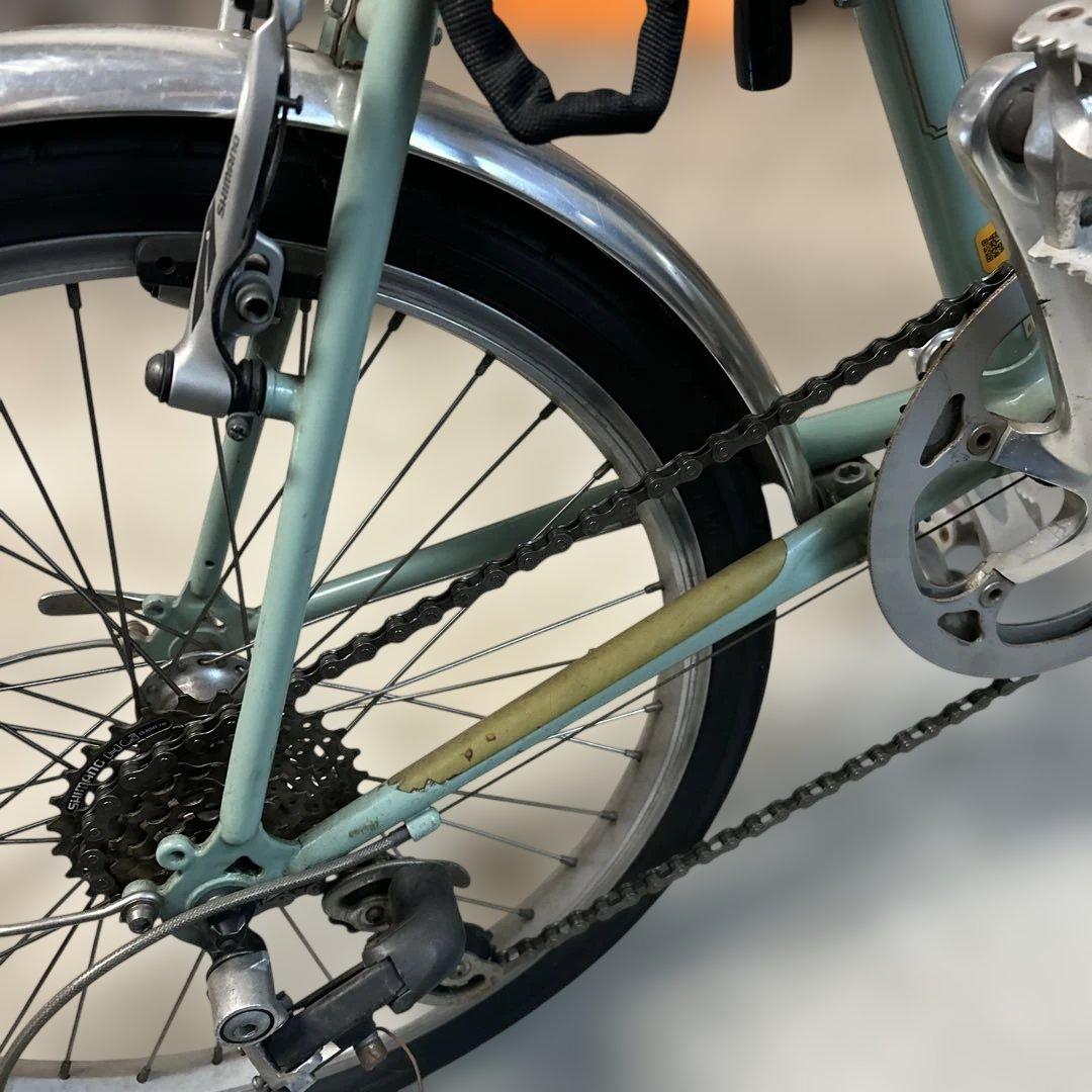 Bianchi Merlo ミントグリーン 小径車　ミニベロ