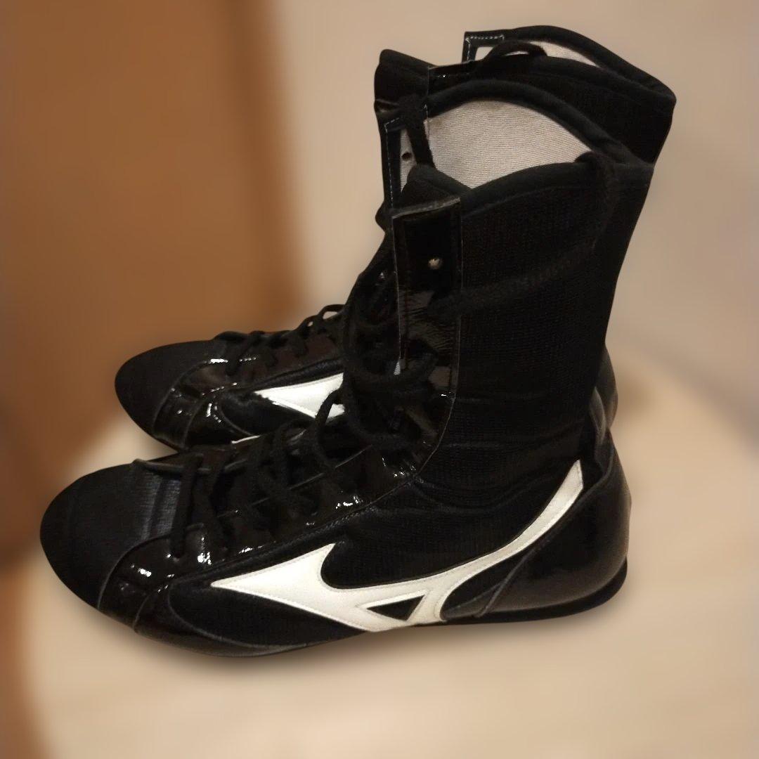 【希少】Mizuno ボクシングシューズ フィニッシャー黒/白