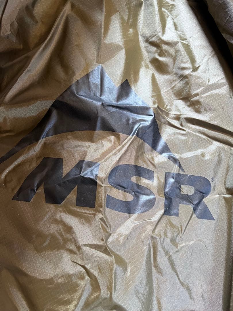 1回使用　美品　MSR ELIXIR３　エリクサー3 グリーン