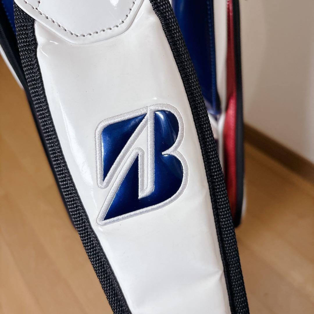 K478 BRIDGESTONE エナメル キャディバッグ