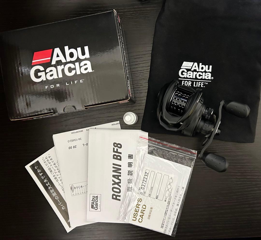 【超美品】Abu Garcia ROXANI BF8-L ベイトリール左ハンドル