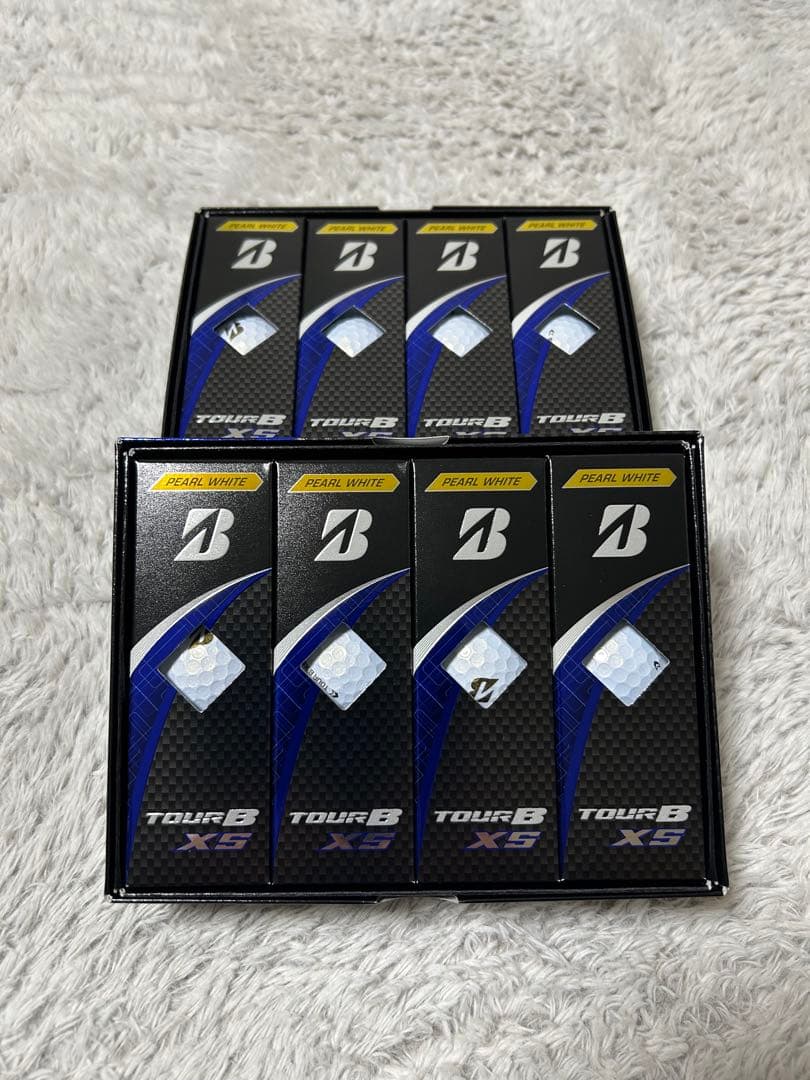 ブリヂストンゴルフボールツアーBXSパールホワイト2ダース