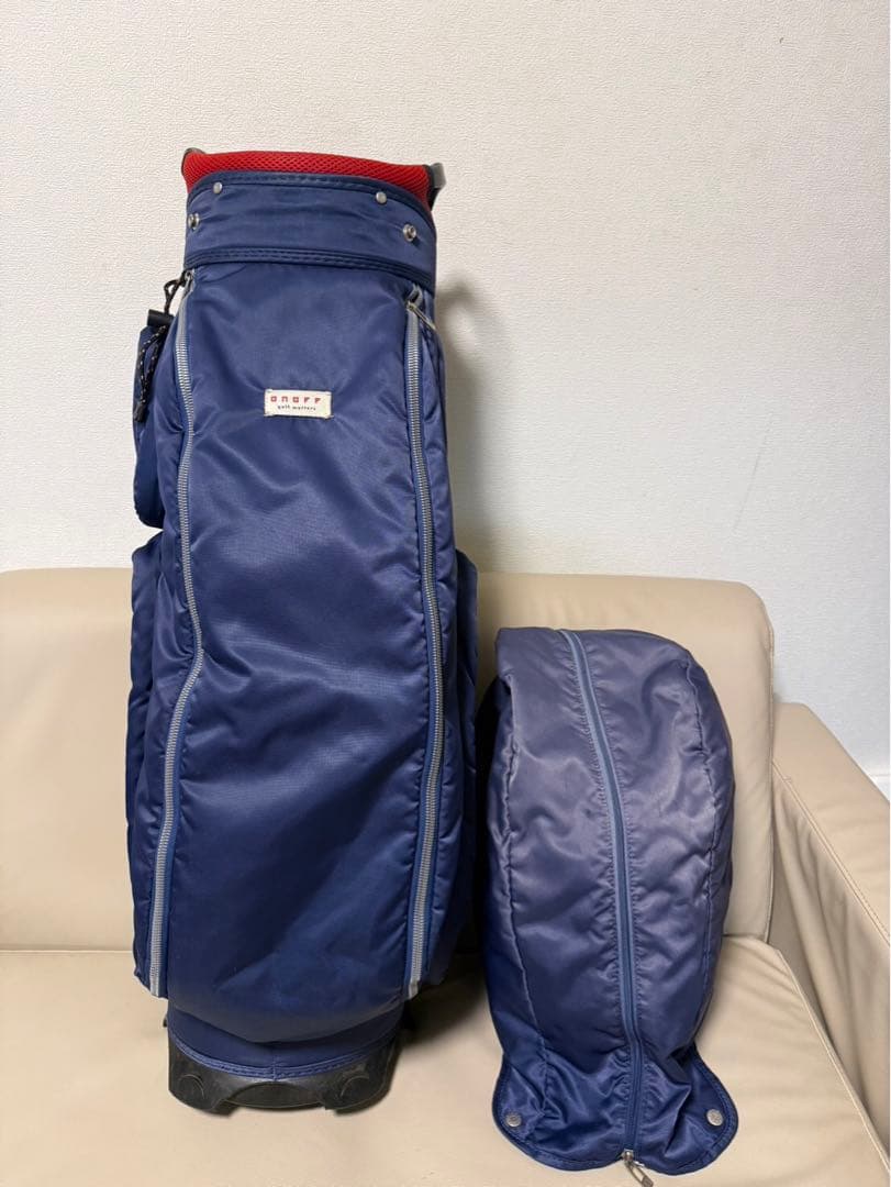 【送料込み】大人気　完売品　ONOFFオノフ　キャディバッグ ブルー