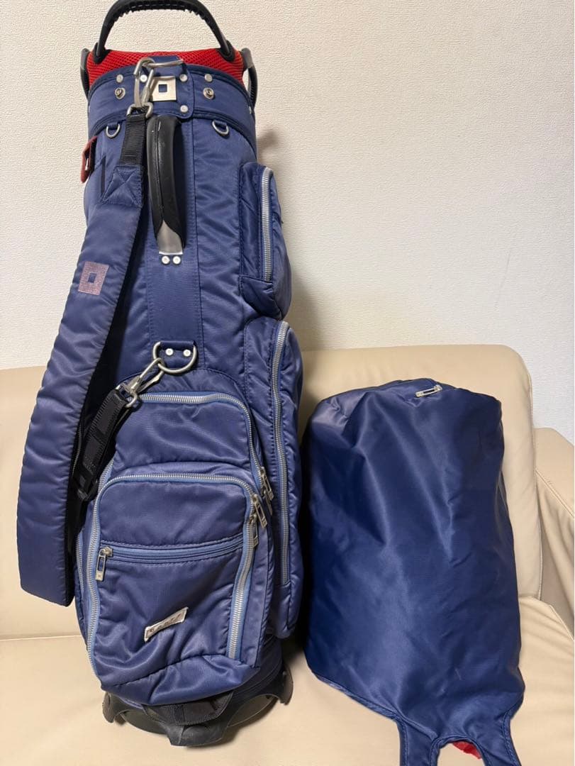 【送料込み】大人気　完売品　ONOFFオノフ　キャディバッグ ブルー