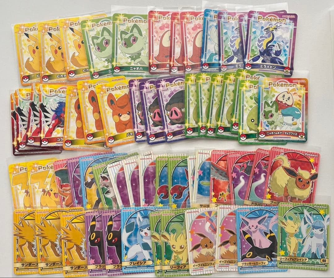POKEMON MARUMIYA ステッカーポケモン 丸美屋　１６５枚