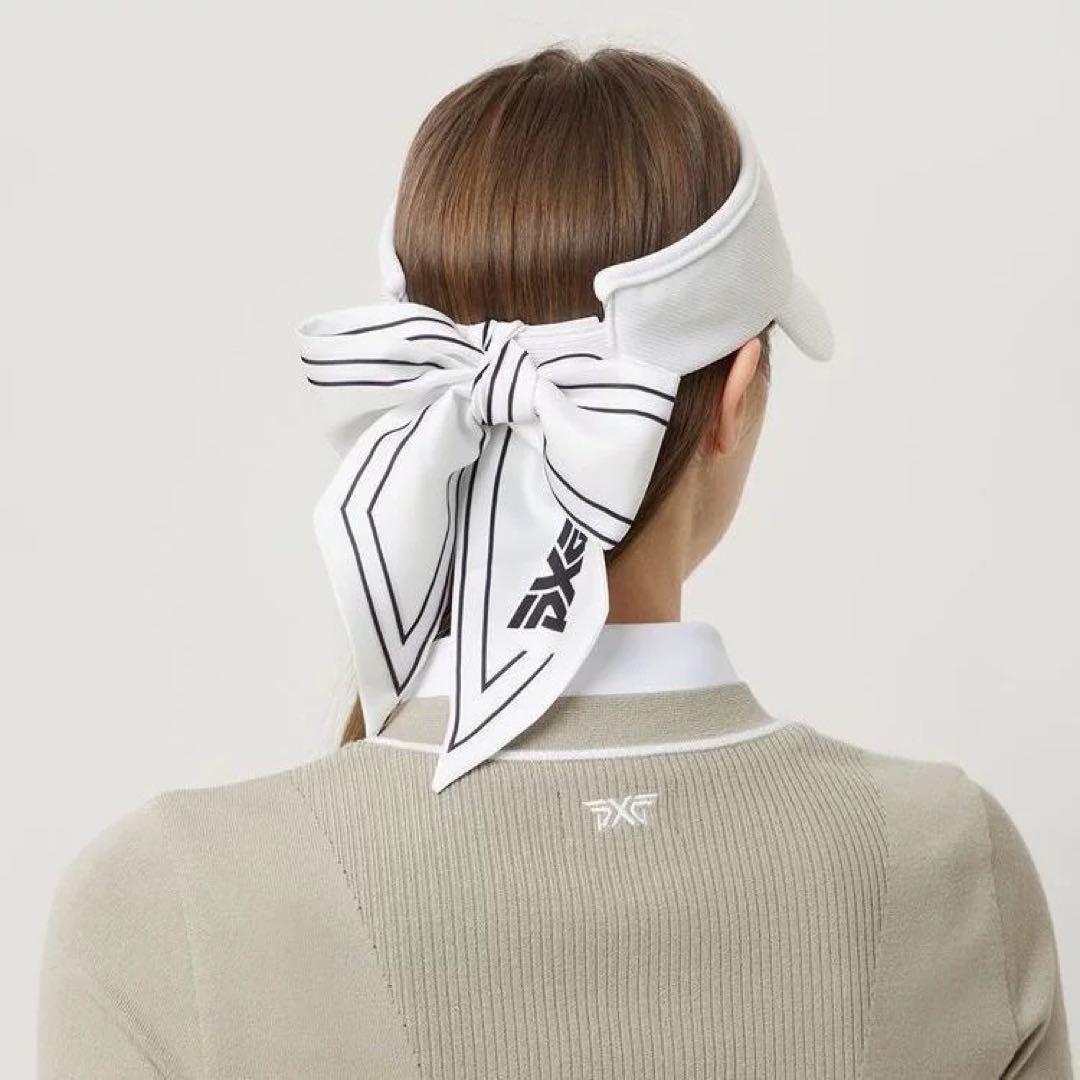 pxg ゴルフ レディース サンバイザー 帽子 キャップ人気 ブラック ホワイト