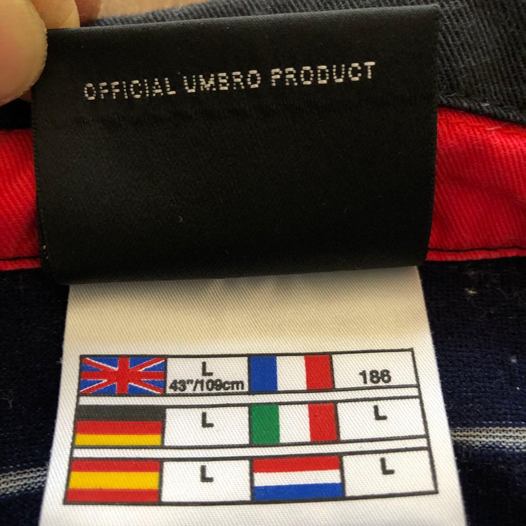 マンチェスターユナイテッドUMBRO ストライプ ユニフォーム　 Lサイズ