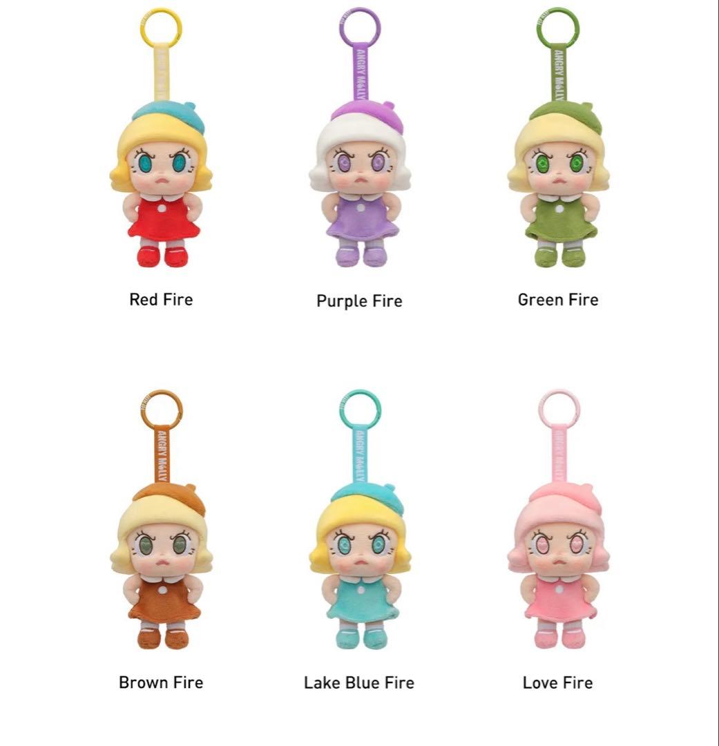 POP MART Angry Molly ぬいぐるみ6個セット