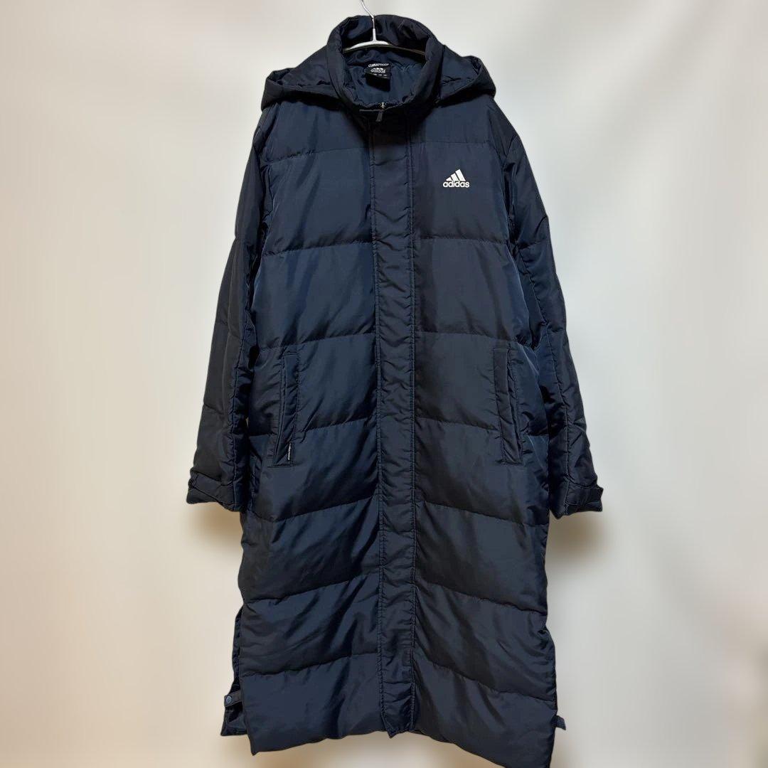 アディダス　adidas CLIMAPROOF ダウンベンチコート　サイズXO