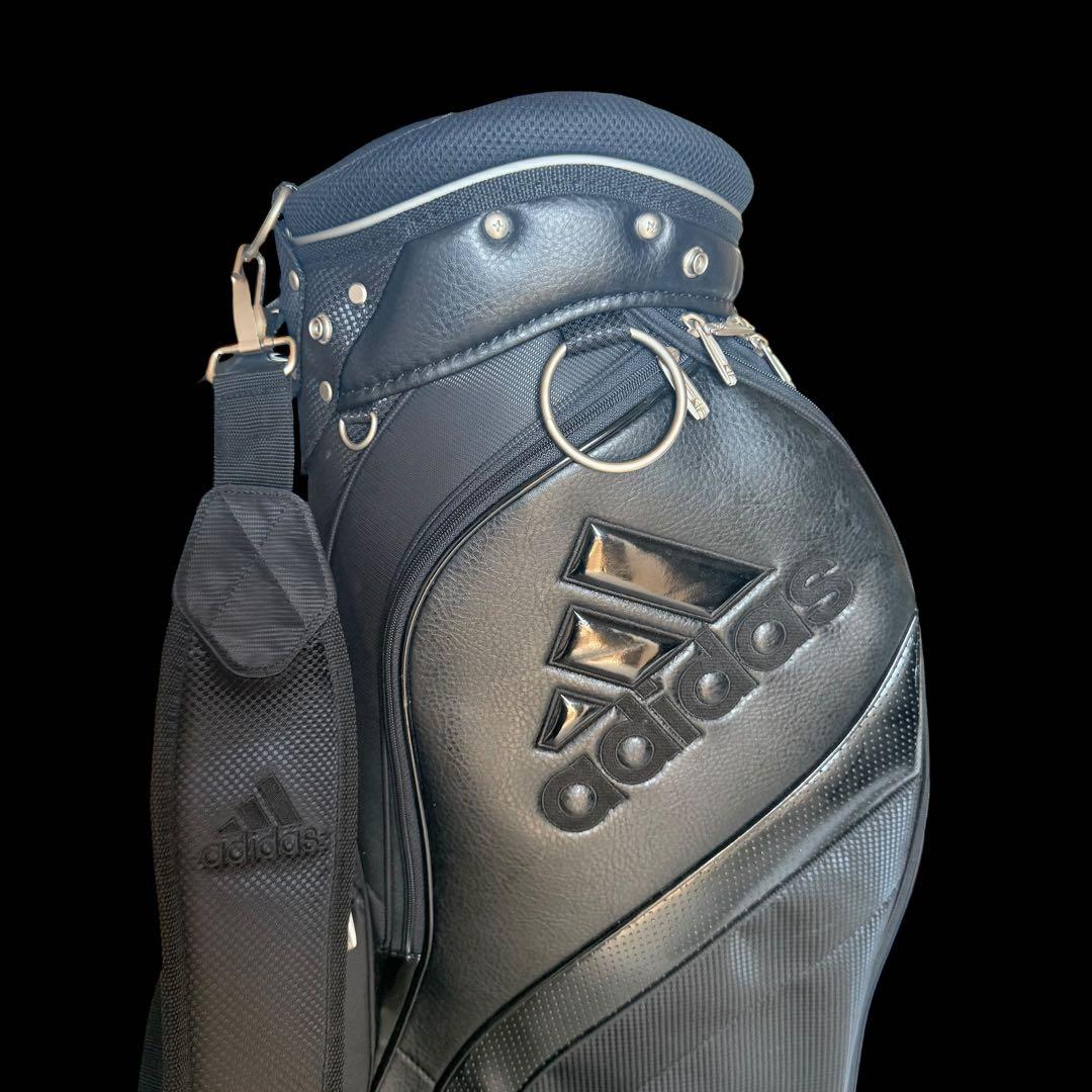 【美品】adidas アディダス　ゴルフキャディバッグ　ブラック